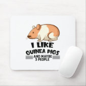 Guinea Schweinefleisch Redewendungen Mousepad (Mit Mouse)