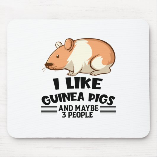 Guinea Schweinefleisch Redewendungen Mousepad (Vorne)