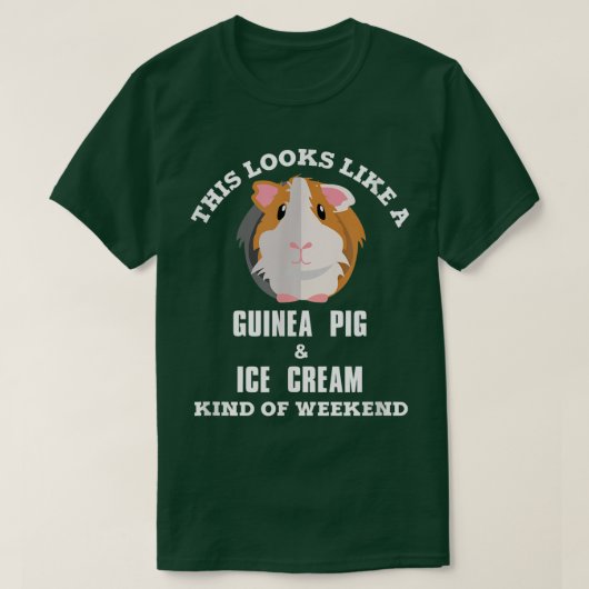 Guinea Schweinefleisch und Eiskrem T-Shirt (Design vorne)