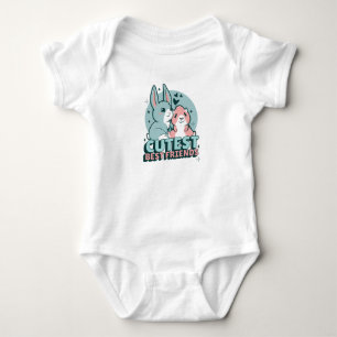 Guinea Schweinefleisch und sonnige Niedlich Baby Strampler