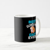 Guinea Schweinefleisch Vater Bestes Mal Funny Gesc Kaffeetasse (VorderseiteRechts)