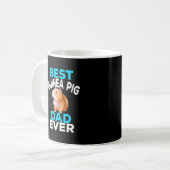 Guinea Schweinefleisch Vater Bestes Mal Funny Gesc Kaffeetasse (Vorderseite Links)