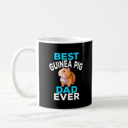 Guinea Schweinefleisch Vater Bestes Mal Funny Gesc Kaffeetasse (Links)