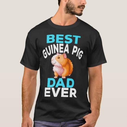 Guinea Schweinefleisch Vater Sonntag Der schönste T-Shirt (Vorderseite)