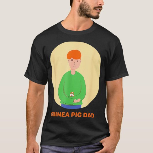 Guinea Schweinefleisch Vater T-Shirt (Vorderseite)