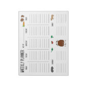 Guinea Schweinefleisch, wochenlang, zu benennen Notizblock (Rotiert)