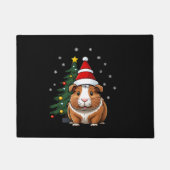 Guinea Schweinefleisch zu Weihnachten Fußmatte (Vorderseite)
