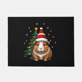 Guinea Schweinefleisch zu Weihnachten Fußmatte