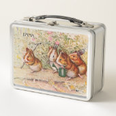 Guinea Schweinegartning Song Metall Brotdose (Vorderseite)