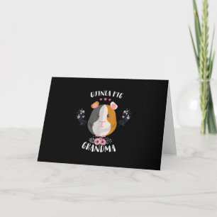 Guinea Schweinegrippe Oma Mors Tag und Weihnachtsg Karte