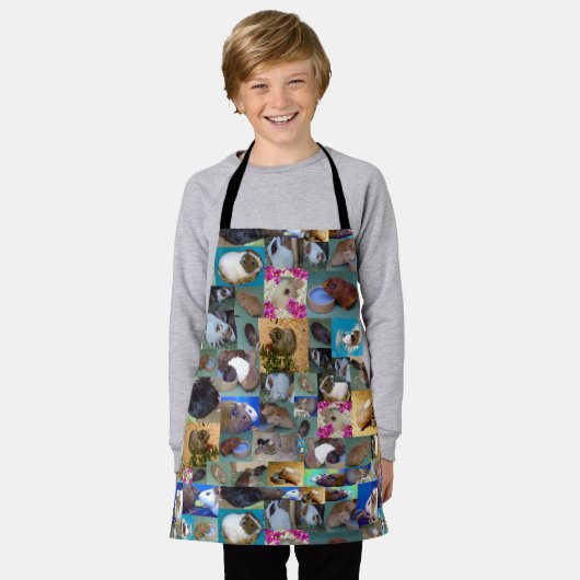 Guinea Schweinekollage, Kinder-Schürze Schürze (Getragen)