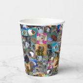 Guinea Schweinekollage, Pappbecher (Rückseite)