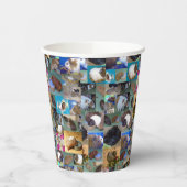 Guinea Schweinekollage, Pappbecher (Links)