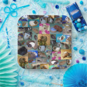 Guinea Schweinekollage, Pappteller (Party)