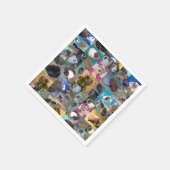 Guinea Schweinekollage, Serviette (Ecke)