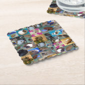 Guinea Schweinekollage, Untersetzer (angewinkelt)