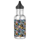 Guinea Schweinekollage, Wasserflasche (Links)