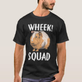 Guinea Schweinekopf Funny Wheel Tier T-Shirt (Vorderseite)
