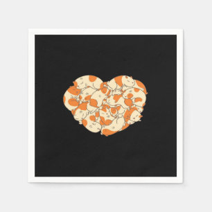 Guinea Schweinekraut Liebe   NIEDLICHE GUINEA Serviette