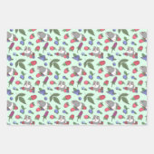 Guinea Schweinepest Set von drei Geschenkpapier Set (Vorderseite)