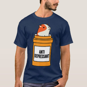 Guinea Schweinepillen glückliche Stimmung Positive T-Shirt