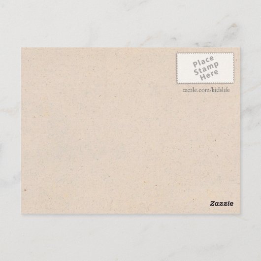 Guinea Schweinezuchtgarten Postkarte (Rückseite)