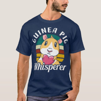 Guinea Schweinswispern Niedlich Lover Pet Animal P T-Shirt
