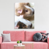 Guinea schwingt nahe Leinwand (Insitu (Wohnzimmer))