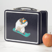 Guinea Snowboarder Snowboard Metall Brotdose (Beispiel)