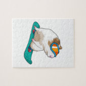 Guinea Snowboarder Snowboard Puzzle (Horizontal)