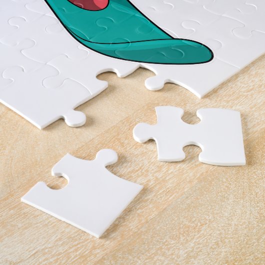 Guinea Snowboarder Snowboard Puzzle (Seite)