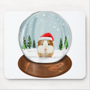 Guinea Snowglobe xmas pjmas jpg outfit christmas.p Mousepad