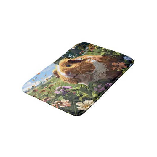 Guinea Springtime Badematte (Schrägansicht)