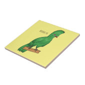 Guinea Turaco Vogel Cartoon Illustration Fliese (Seite)