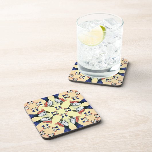 Guinea überall! getränkeuntersetzer (Rechte Seite)