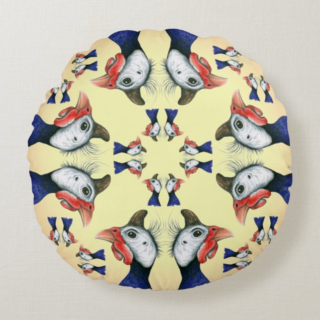 Guinea überall! rundes kissen (Vorderseite)