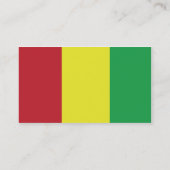 Guinea - Unternehmen Visitenkarte (Rückseite)