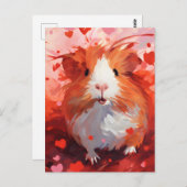 Guinea Valentinstag Postkarte (Vorne/Hinten)