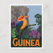 Guinea Vintage Reise Postkarte (Vorderseite)