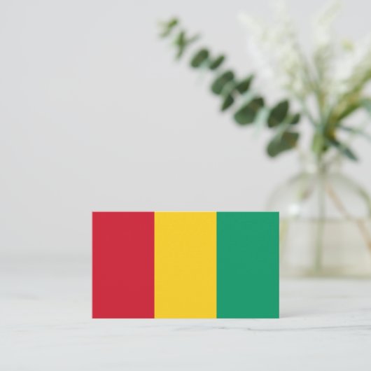 Guinea Visitenkarte (Stehend Vorderseite)