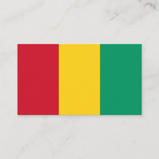 Guinea Visitenkarte (Vorderseite)