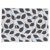 Guinea-Vogelmuster Große Geschenktüte (Rückseite)