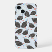 Guinea-Vogelmuster iPhone 15 Hülle (Rückseite)