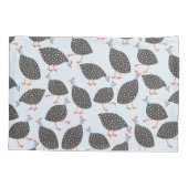 Guinea-Vogelmuster Kissenbezug (Rückseite-Links)