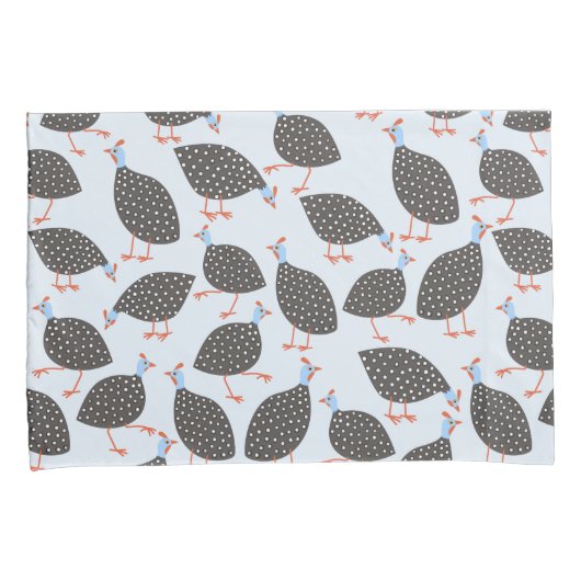 Guinea-Vogelmuster Kissenbezug (Vorderseite-Rechts)