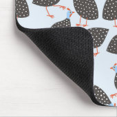 Guinea-Vogelmuster Mousepad (Ecke)