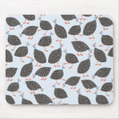 Guinea-Vogelmuster Mousepad (Vorne)
