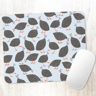 Guinea-Vogelmuster Mousepad