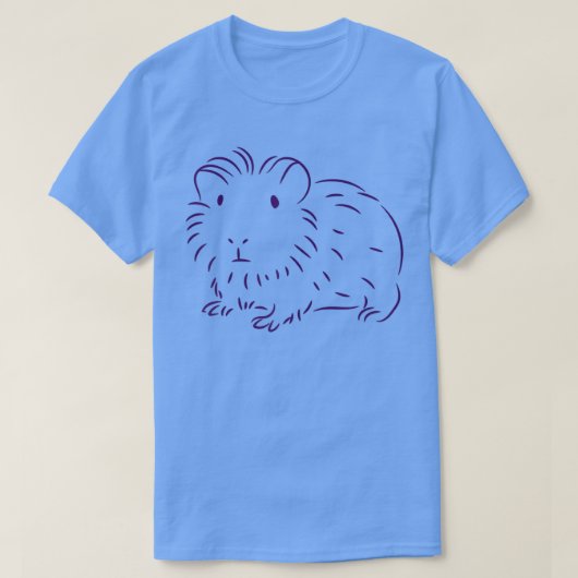 Guinea von Frauen Schweine Mindestgröße Zeichnend T-Shirt (Design vorne)