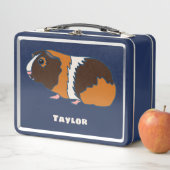 Guinea von Haustieren Schweine Illustrationen Pers Metall Brotdose (Beispiel)